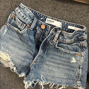 Garage Blue Jean Shorts